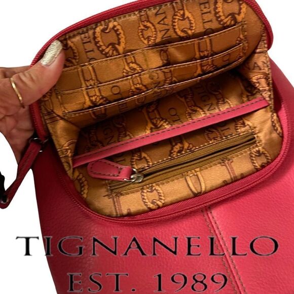 Tignanello Genuine Leather Crossbody Bag • NWOT - Picture 4 of 8